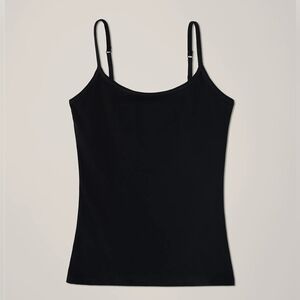 Pact Everyday Shelf Bra Camisole Organic Cotton Black Size Medium